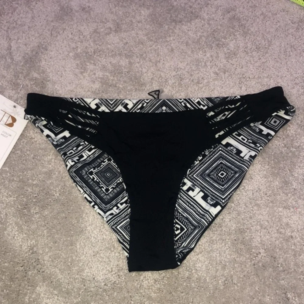 Tinibikini Bikini Bottom‎ Reversible Medium Black